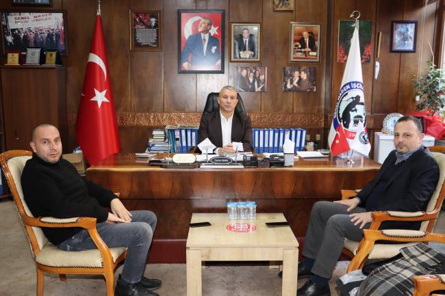 Korkutan Ve Kandemir'den Tayfun Demir'e Taziye Ziyareti