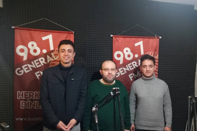 Eğitim Gücüsen Başkanı Radyo General'i Ziyaret Etti 