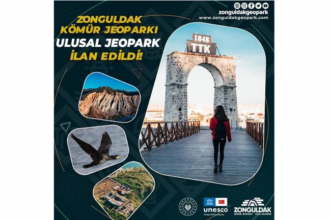 UNESCO Türkiye Milli Komisyonu Yönetim Kurulu’nun Aldığı Karar Doğrultusunda; Zonguldak Kömür Jeoparkı Ulusal Jeopark Olarak Kabul Ve İlan Edilmiştir. 