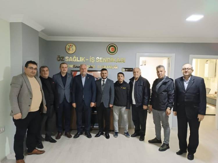 Yeniden Refah Partisinden Öz Sağlık-İş Sendikası Ziyareti
