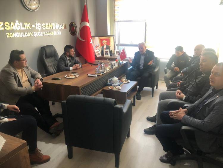 Yeniden Refah Partisinden Öz Sağlık-İş Sendikası Ziyareti