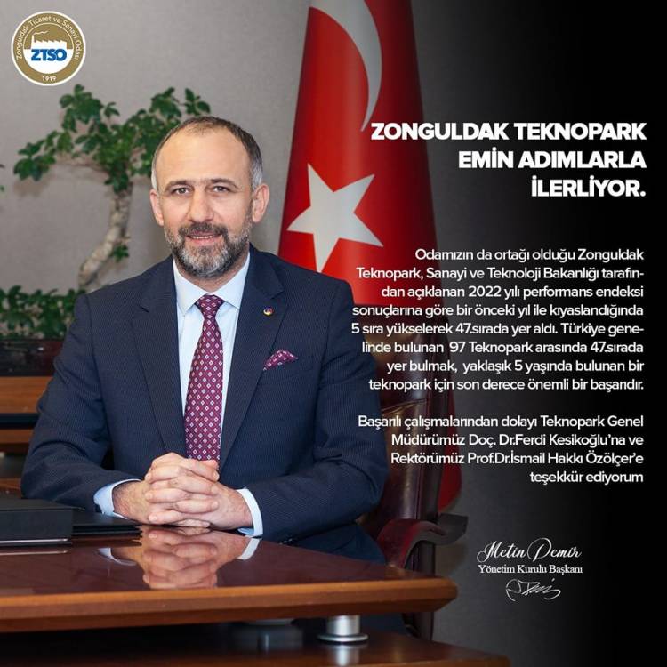 Zonguldak Teknopark Emin Adımlarla İlerliyor.