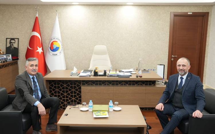 Zonguldak Ticaret Ve Sanayi Odası Yönetim Kurulu Başkanı Metin Demir, Kredi Garanti Fonu Yönetim Kurulu Başkanı Erdoğan Özegen’i Ziyaret Etti