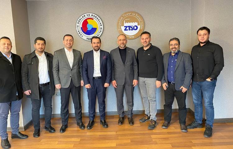 Çeşitli Firma Yetkilileri Zonguldak Ticaret Ve Sanayi Odası Yönetim Kurulu Başkanı Metin Demir’i Ziyaret Etti